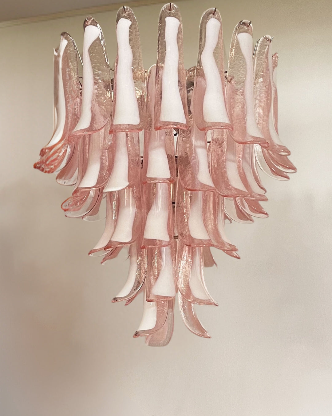 Murano Mazzega | 52 Glass | Pink & White