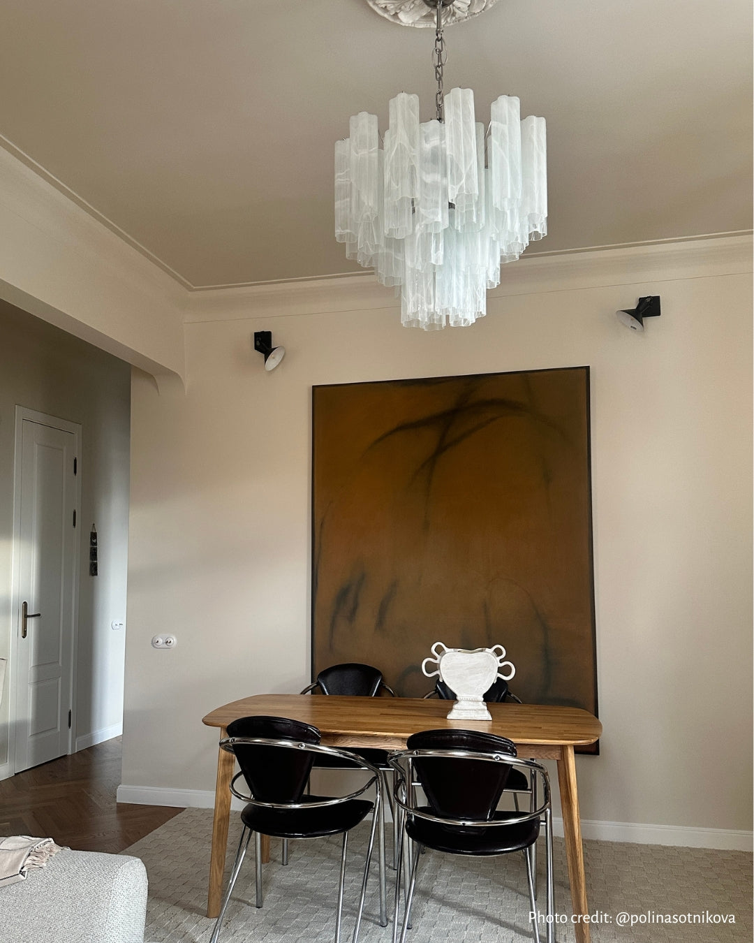 Murano Tubular | 36 Glass | Alabaster White