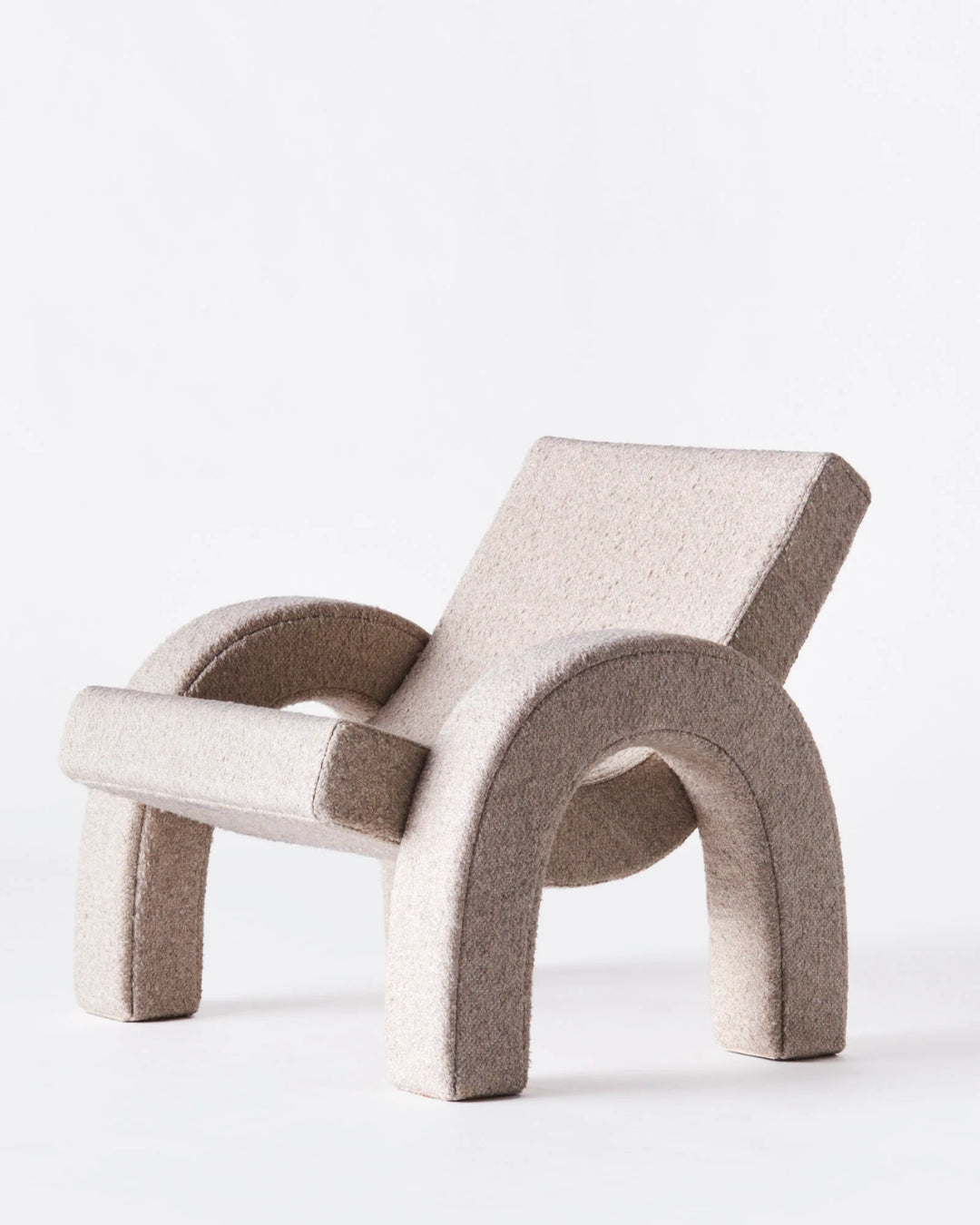 Arco Lounge chair boucle natural