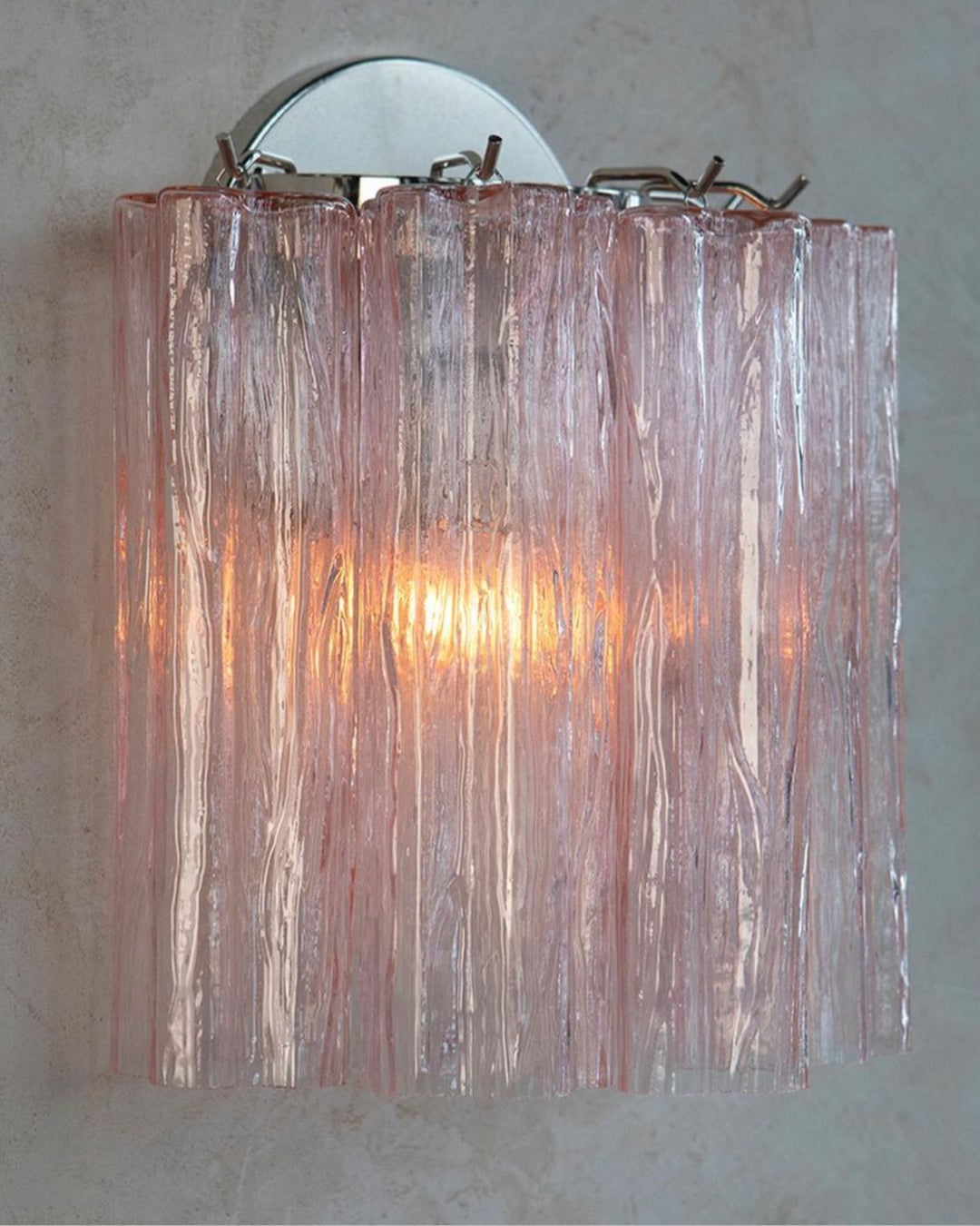 Tubular, wall lamp 18 glass