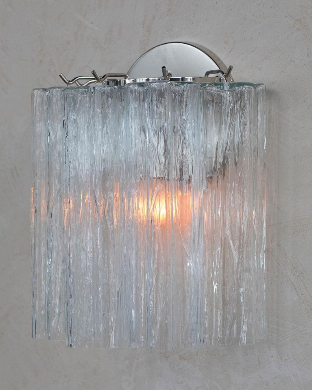 Tubular, wall lamp 18 glass