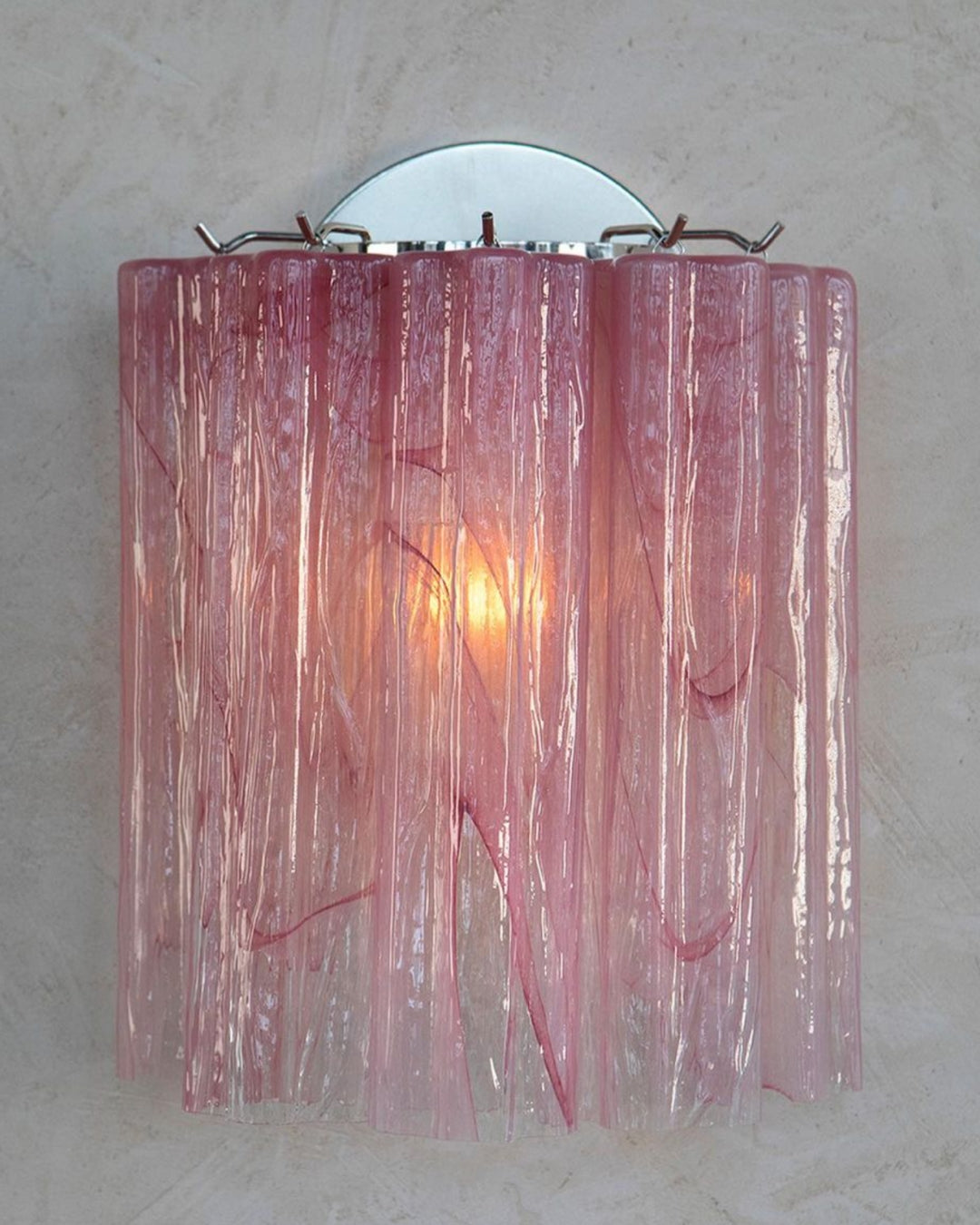 Tubular, wall lamp 18 glass