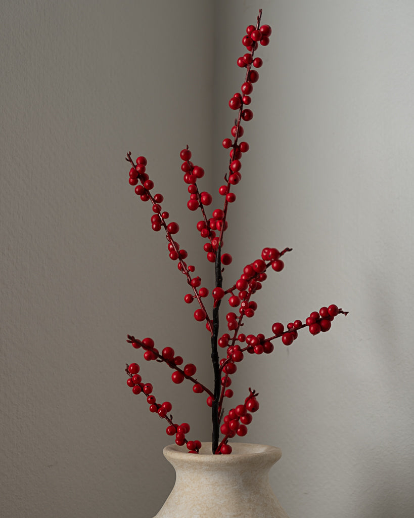 Red Holly Berry Branch