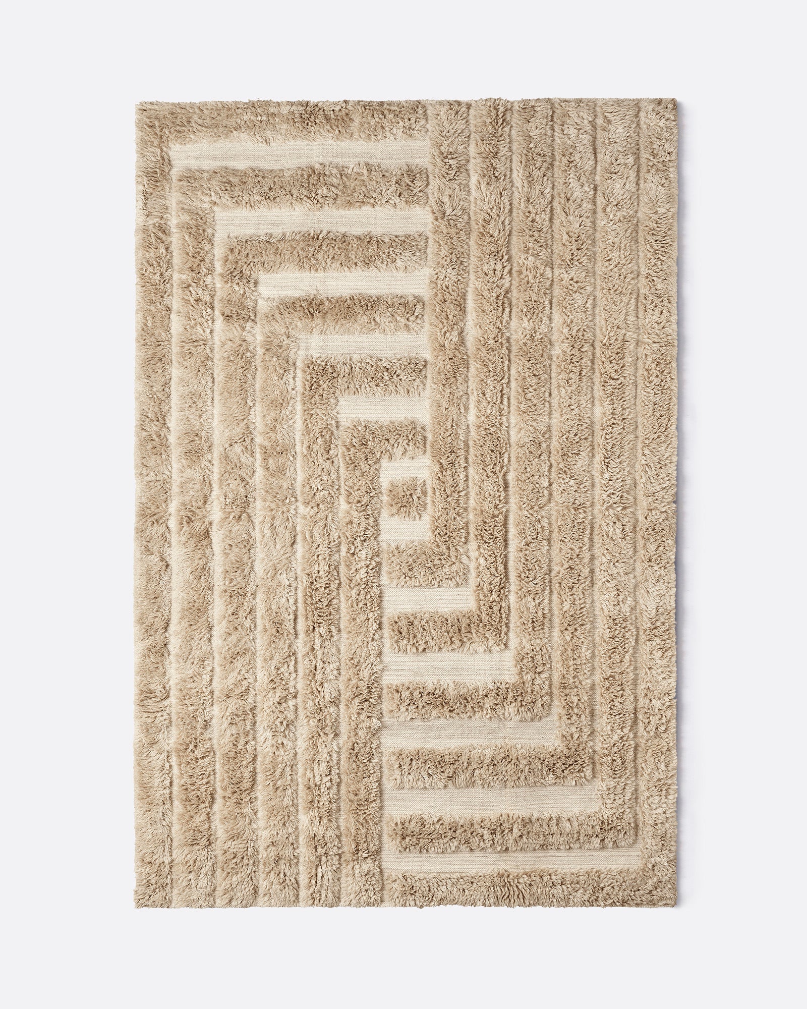 Shaggy Labyrinth Rug