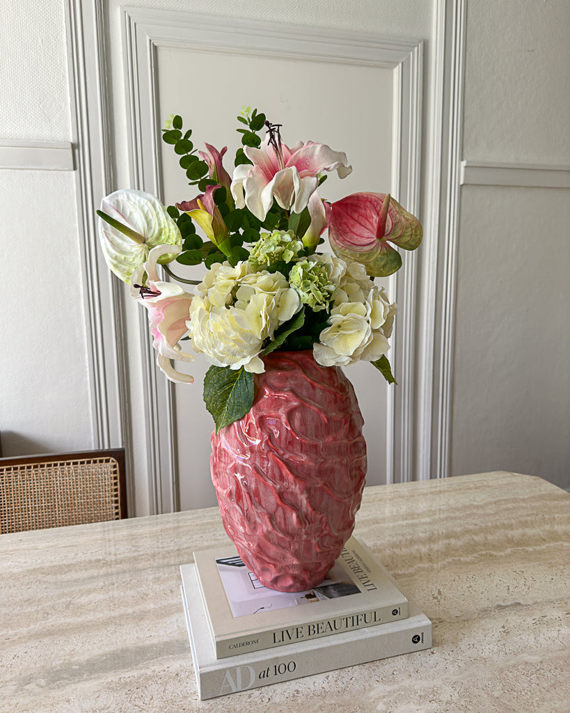 Wave vase Pink