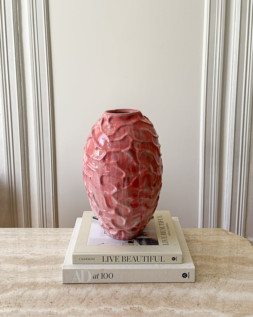 Wave vase Pink