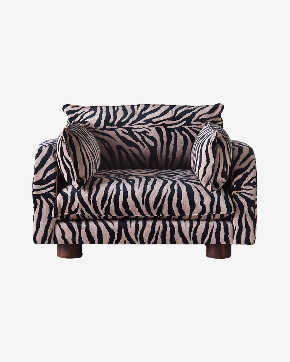 Miles Love Seat Zebra