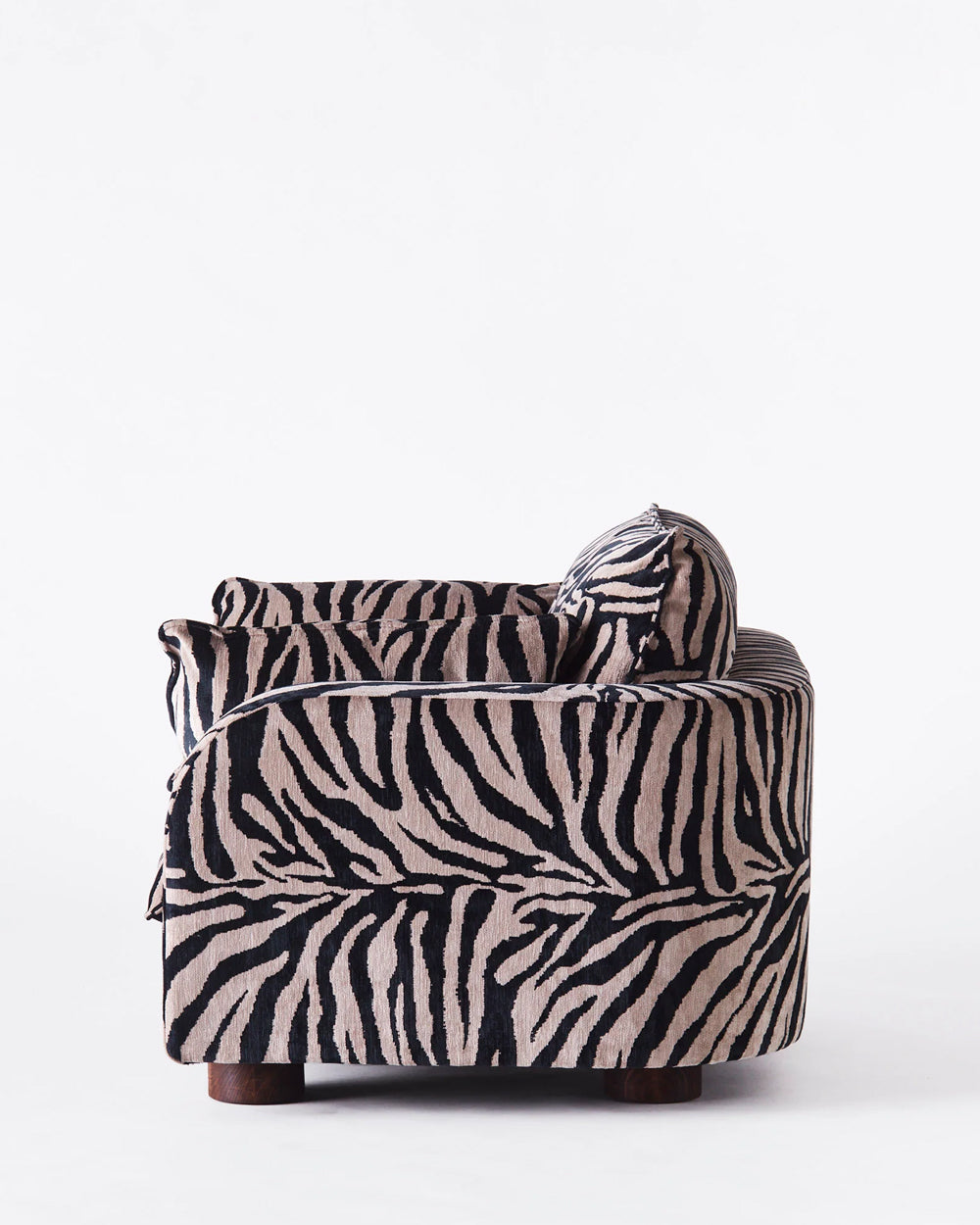 Miles Love Seat Zebra