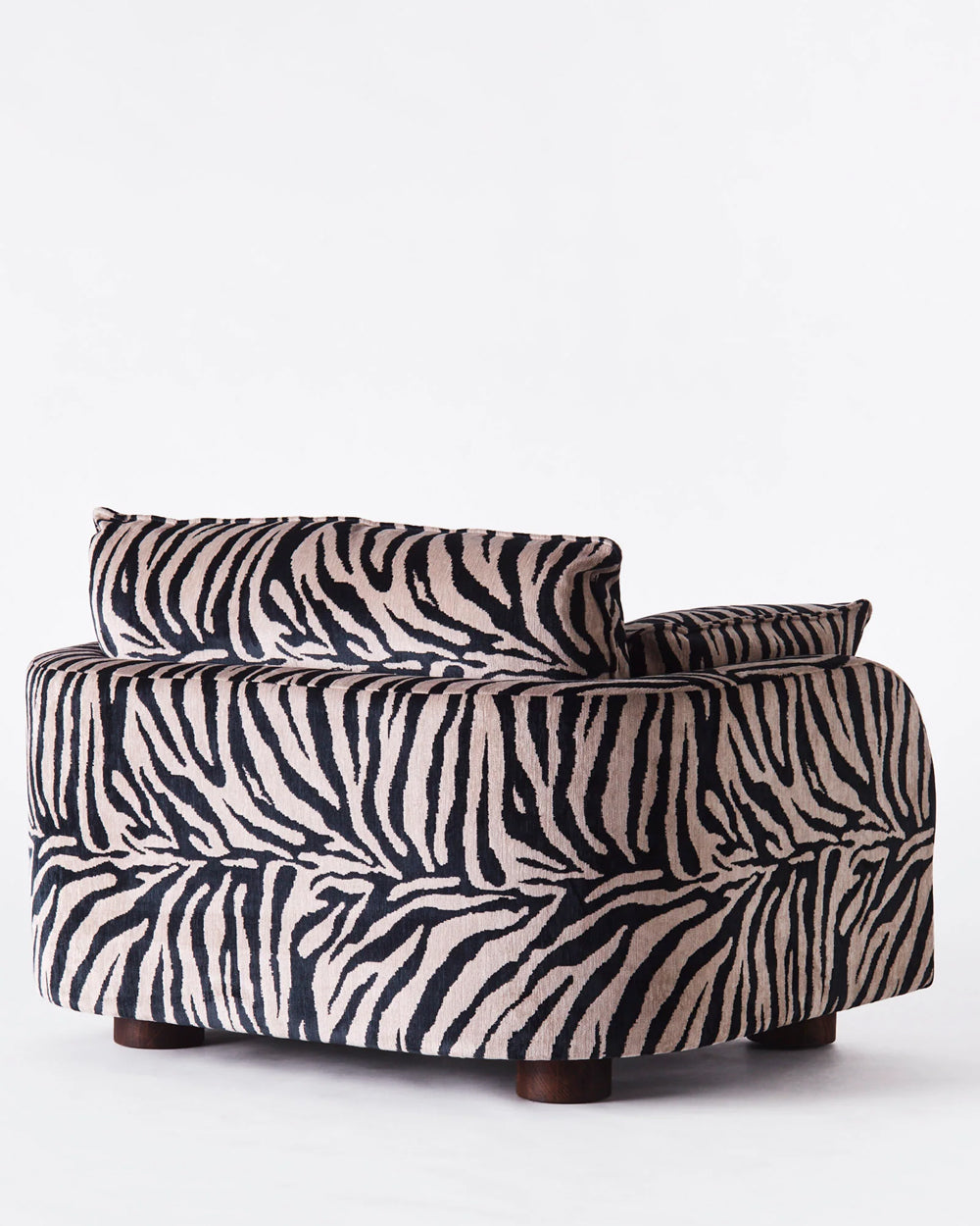 Miles Love Seat Zebra