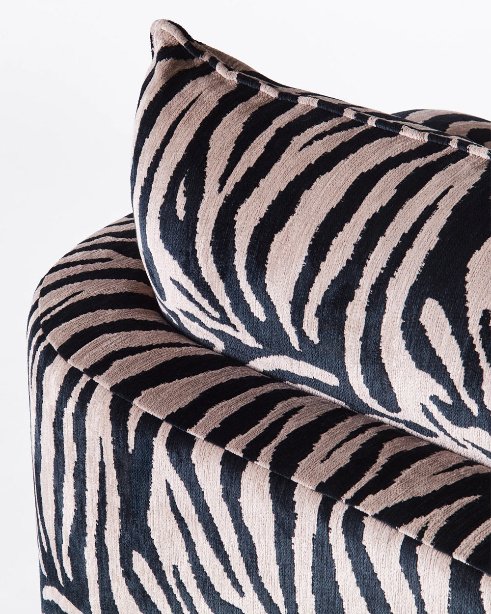 Miles Love Seat Zebra