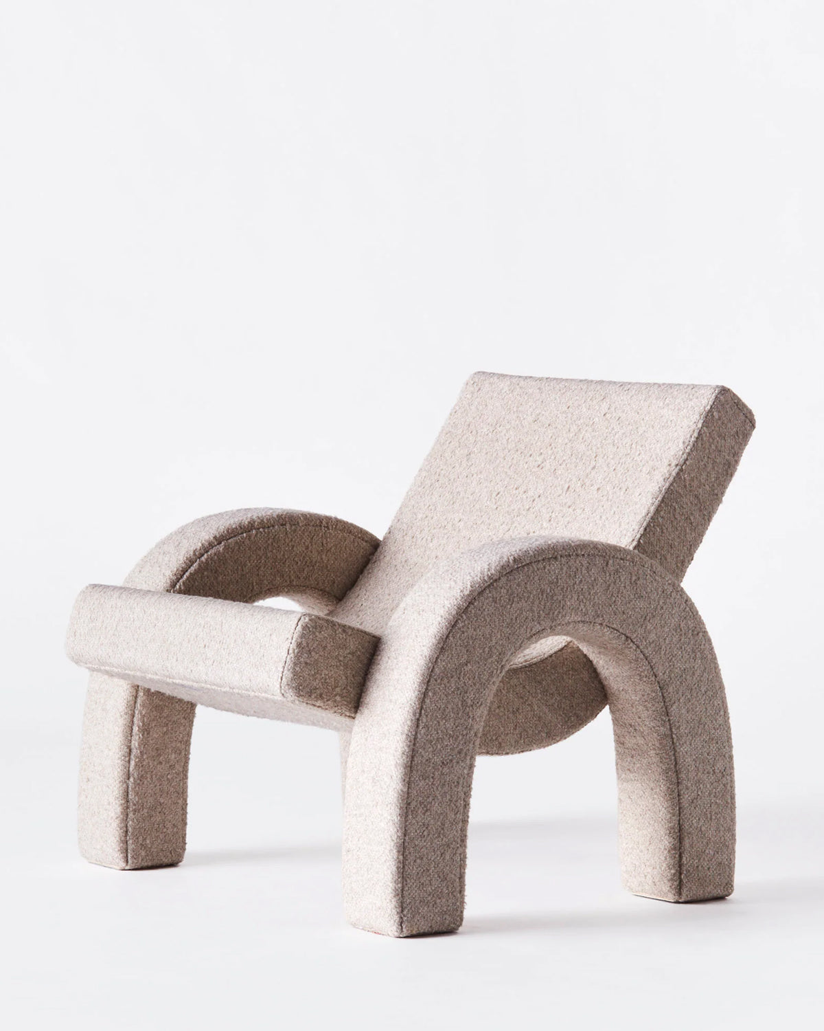 Arco Lounge chair boucle natural