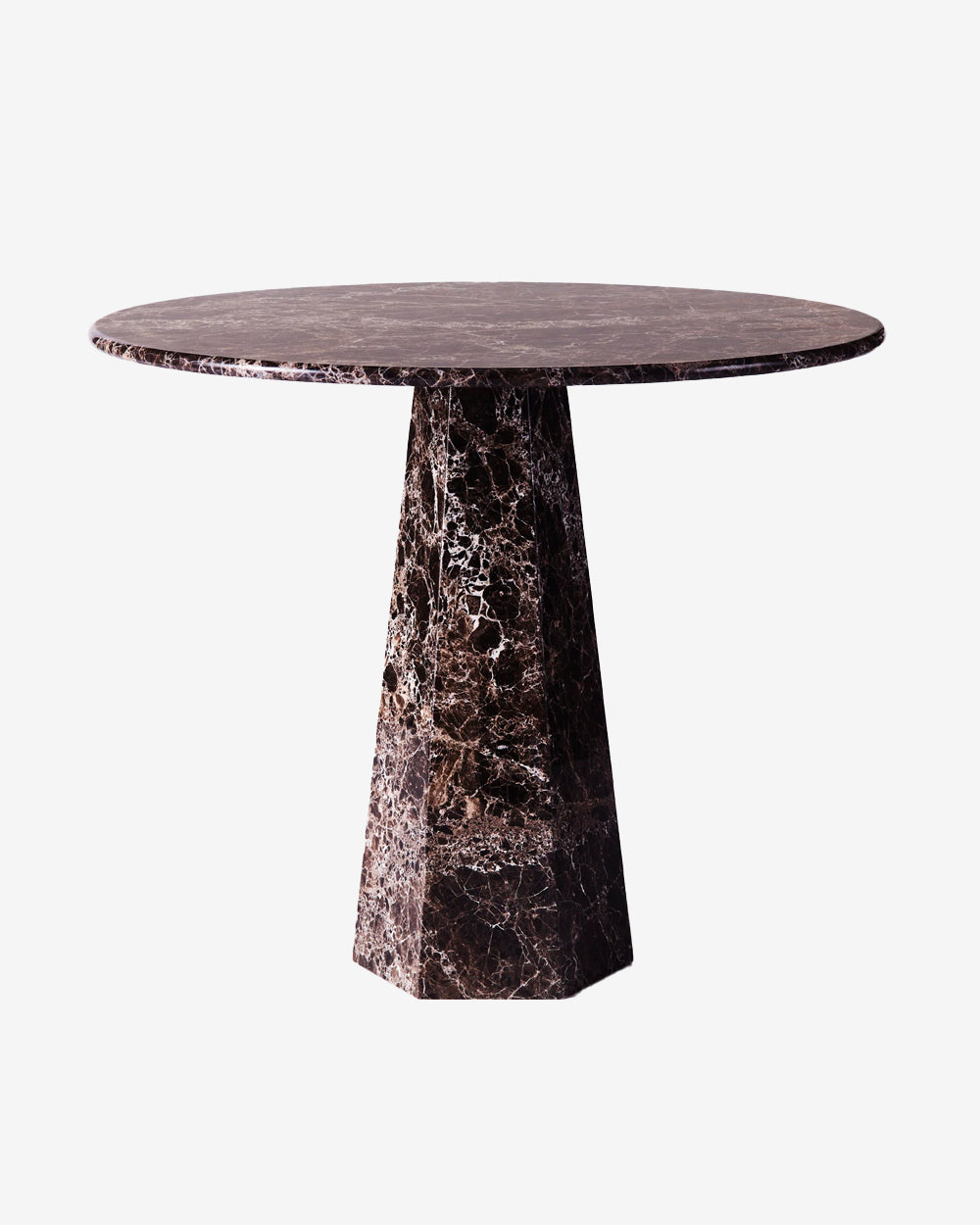 Hexagon Dining Table Dark Emperador