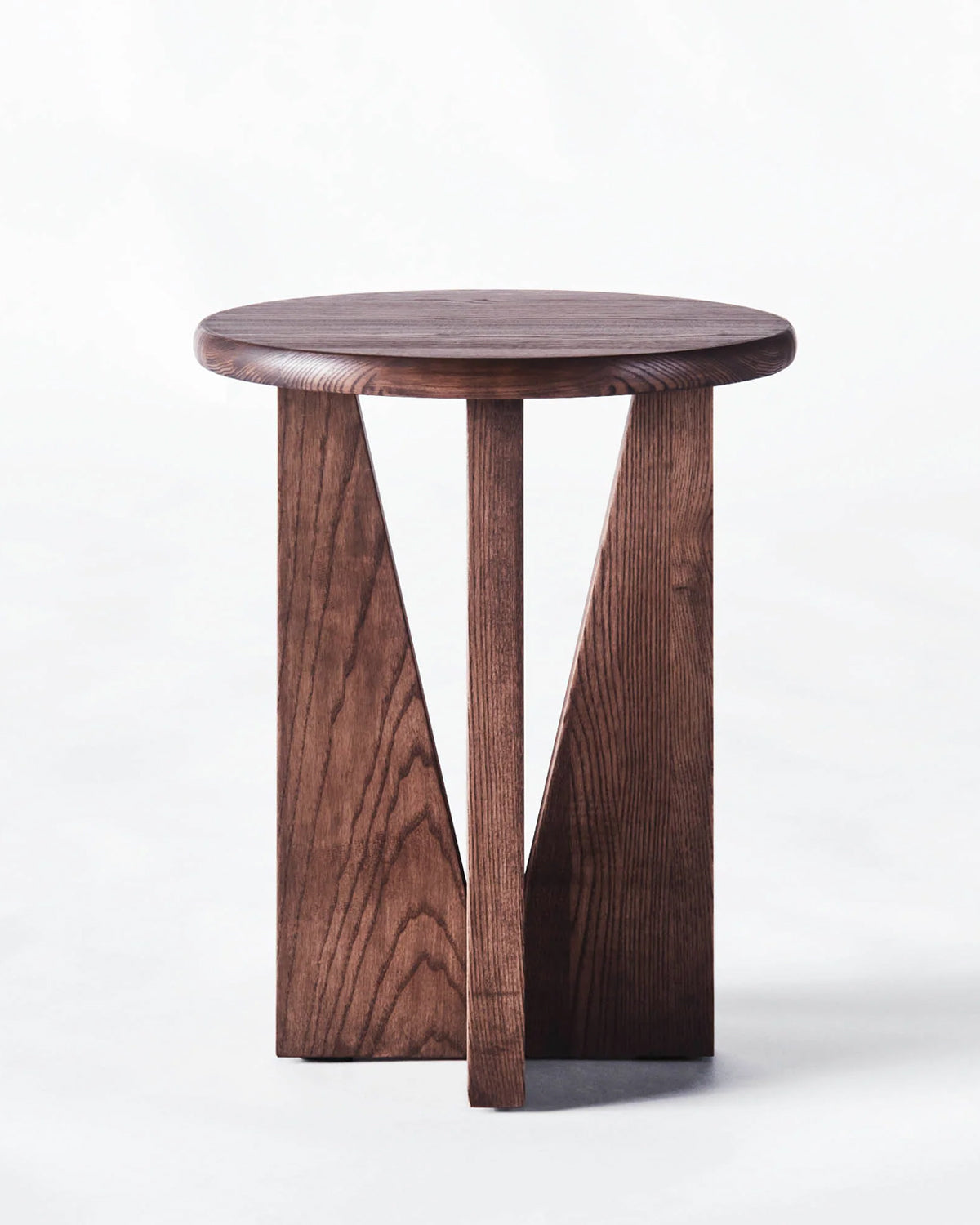 V Side Table Stained Ash