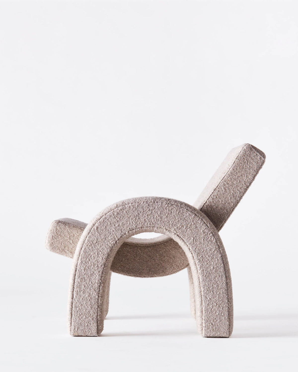 Arco Lounge chair boucle natural