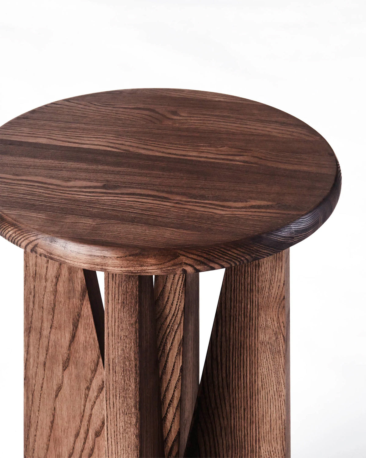 V Side Table Stained Ash